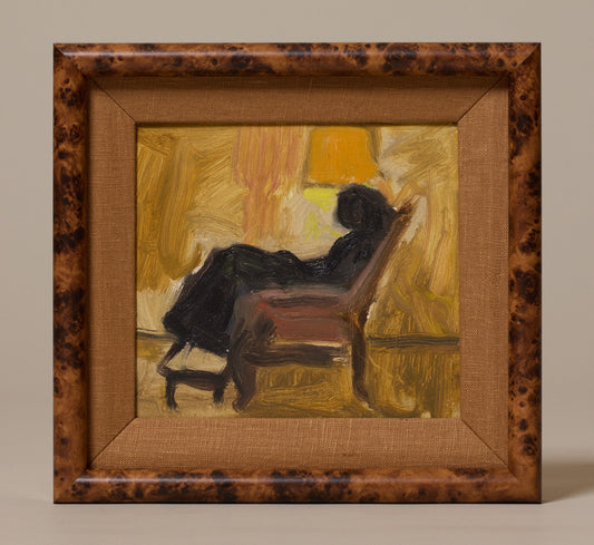 FRENCH MIDCENTURY SILHOUETTED FIGURE STUDY BY BERNARD LAMOTTE (1903–1983)