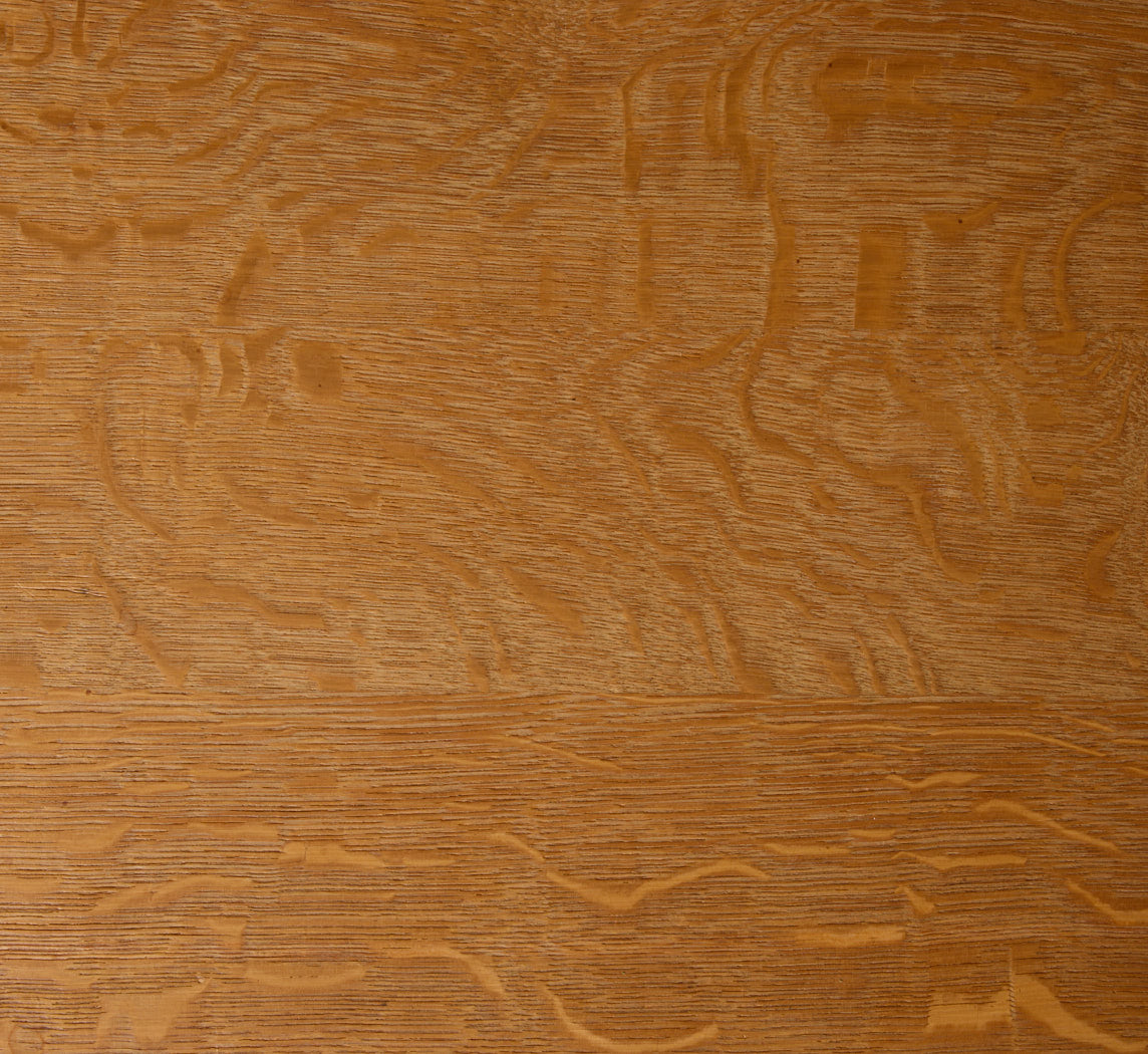 VINTAGE DANISH OAK TRESTLE OCCASIONAL TABLE BY HENNING KJAERNULF