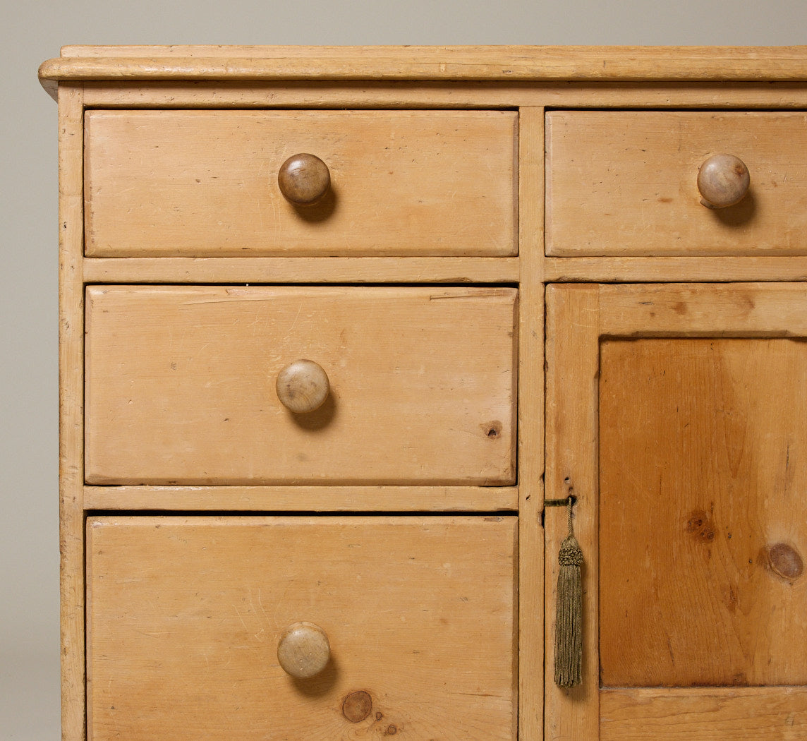 EARLY 20TH CENTURY FRENCH PINE SIDEBOARD