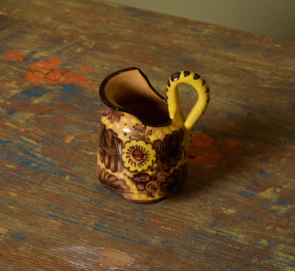 VINTAGE ITALIAN MAJOLICA PAINTED TEA SERVICE