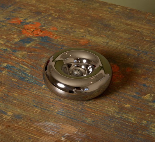 CHROME INCENSE HOLDER