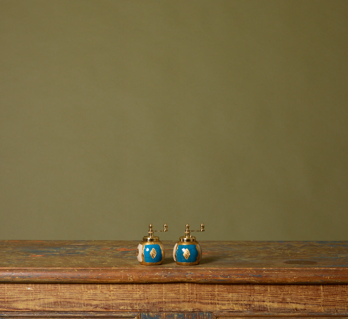 FLORENTINE SALT & PEPPER MILL SET BY CHIARUGI