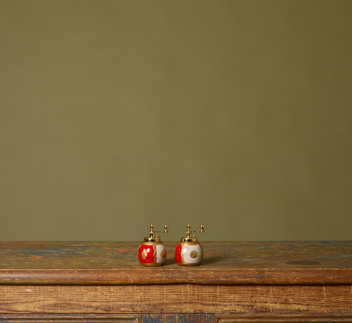 FLORENTINE SALT & PEPPER MILL SET BY CHIARUGI