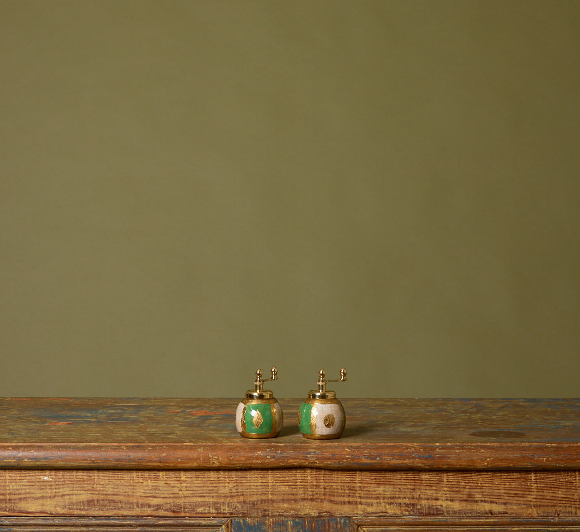 FLORENTINE SALT & PEPPER MILL SET BY CHIARUGI