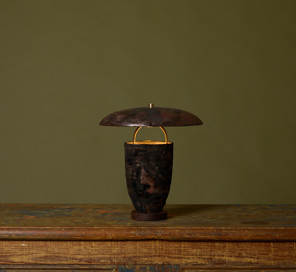 RAKU ATOMIC TABLE LAMP IN VENUS III