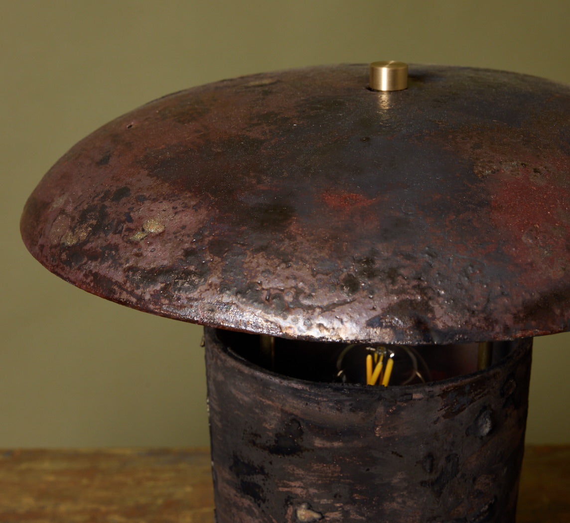 RAKU ATOMIC TABLE LAMP IN VENUS III