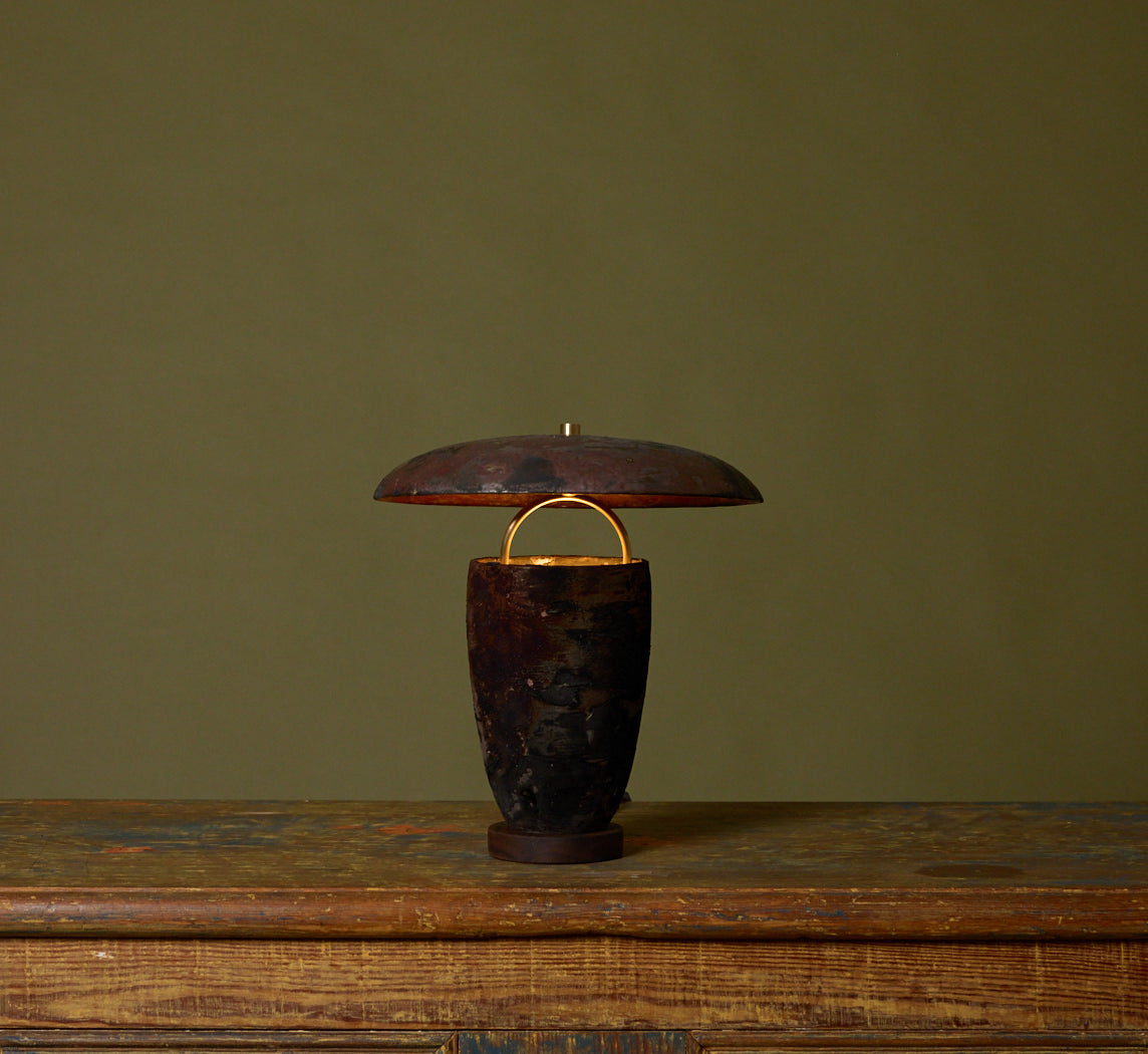 RAKU ATOMIC TABLE LAMP IN MARS IV