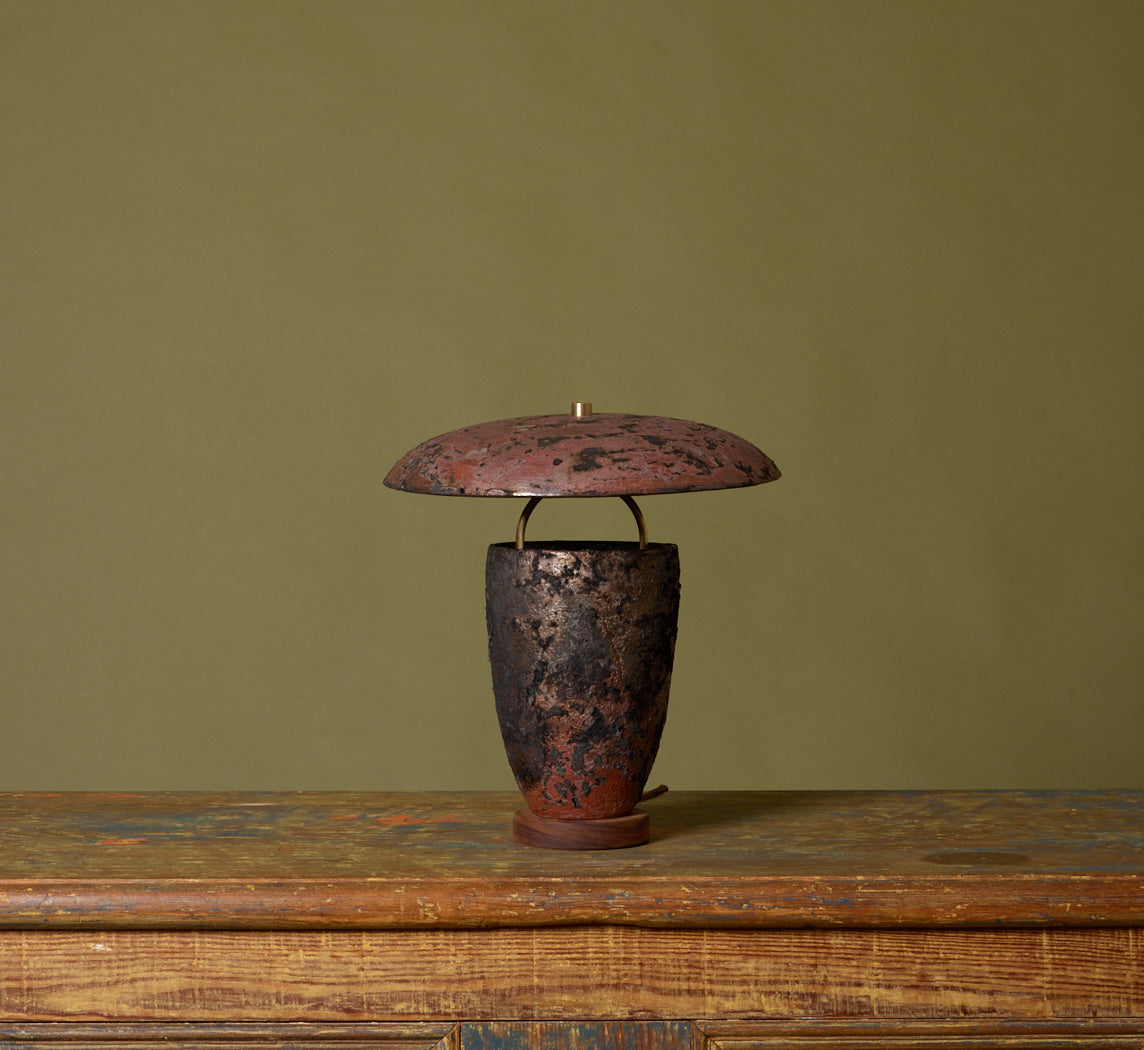 RAKU ATOMIC TABLE LAMP IN MARS V