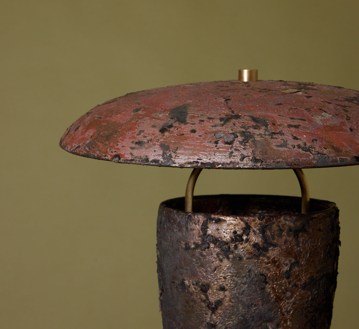 RAKU ATOMIC TABLE LAMP IN MARS V