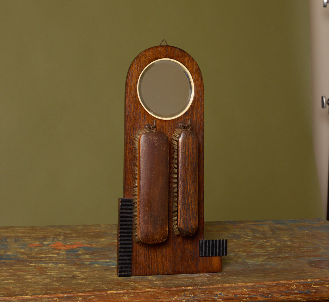1930S AMSTERDAM SCHOOL VALET MIRROR