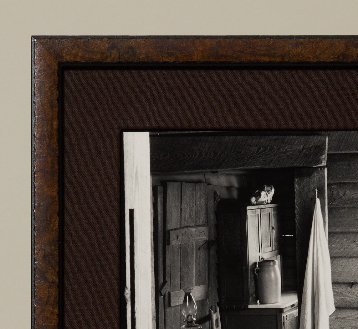 LIMITED EDITION "FARMER'S KITCHEN" SILVER GELATIN PRINT BY WALKER EVANS (1903-1975)