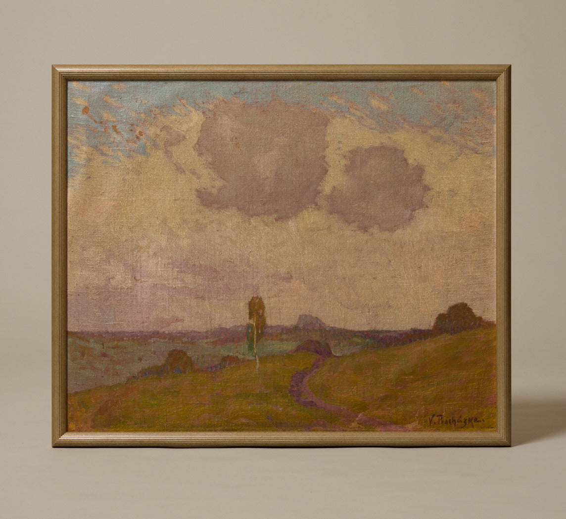 1920S PASTEL POST IMPRESSIONIST LANDSCAPE