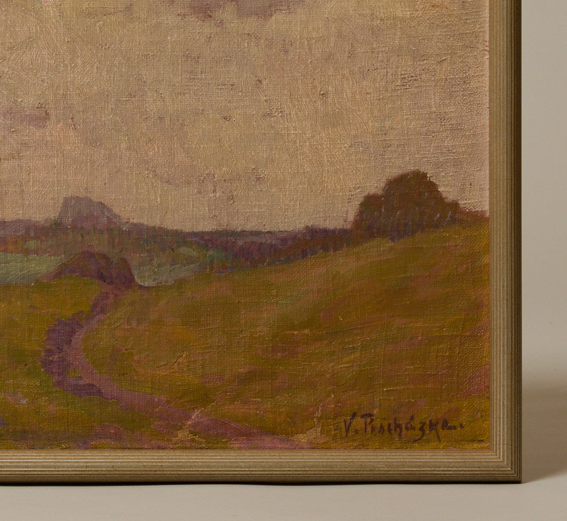 1920S PASTEL POST IMPRESSIONIST LANDSCAPE