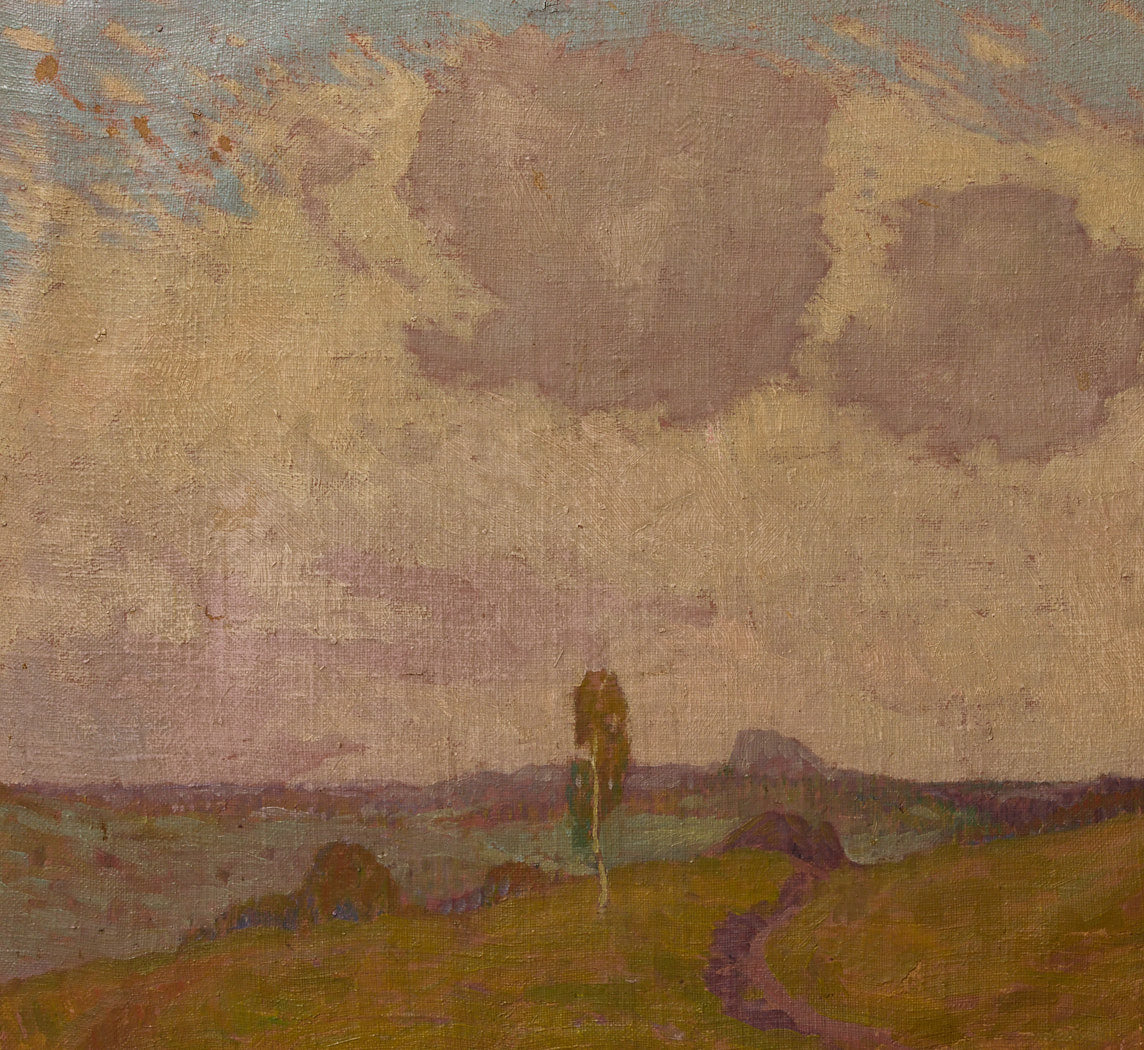 1920S PASTEL POST IMPRESSIONIST LANDSCAPE