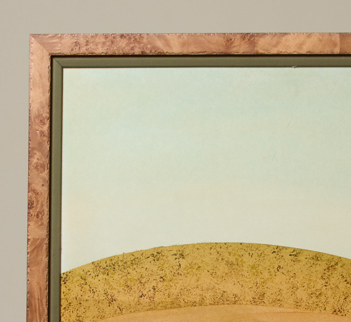 VINTAGE SPANISH SCHOOL PASTORAL DIPTYCH
