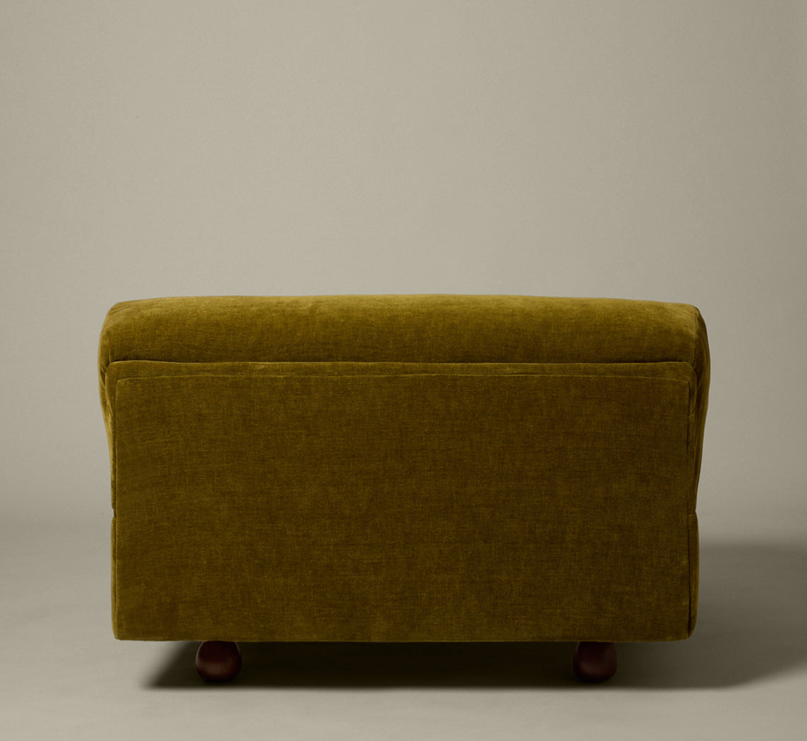 PIERCE & WARD ENZO IN OLIVE CHENILLE