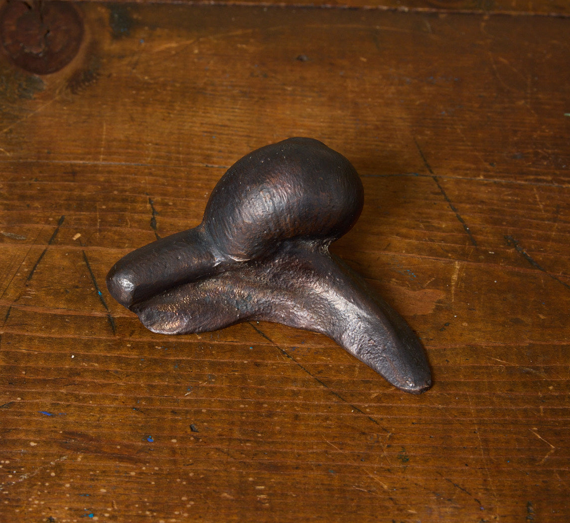 VINTAGE BRONZE SNAIL SCULPTURE BY GUSTINUS AMBROSI (1893-1975)