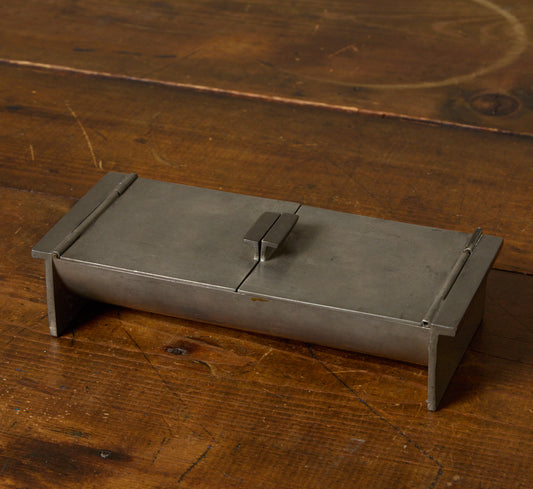 MODERNIST PEWTER TRINKET BOX, C. 1929