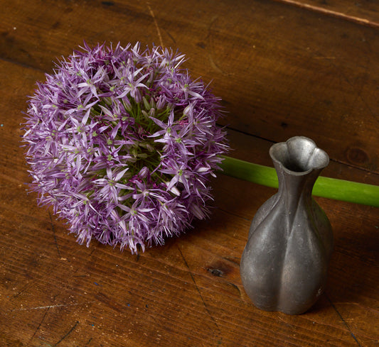 PETITE 1930S DANISH PEWTER VASE BY JUST ANDERSON