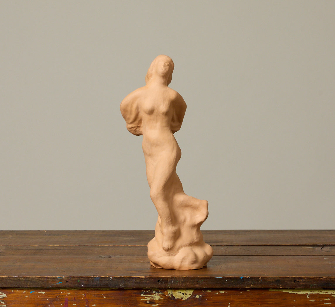 VIENNA SECESSION TERRACOTTA FIGURE SCULTPURE FOR VILLA PRIMAVESI