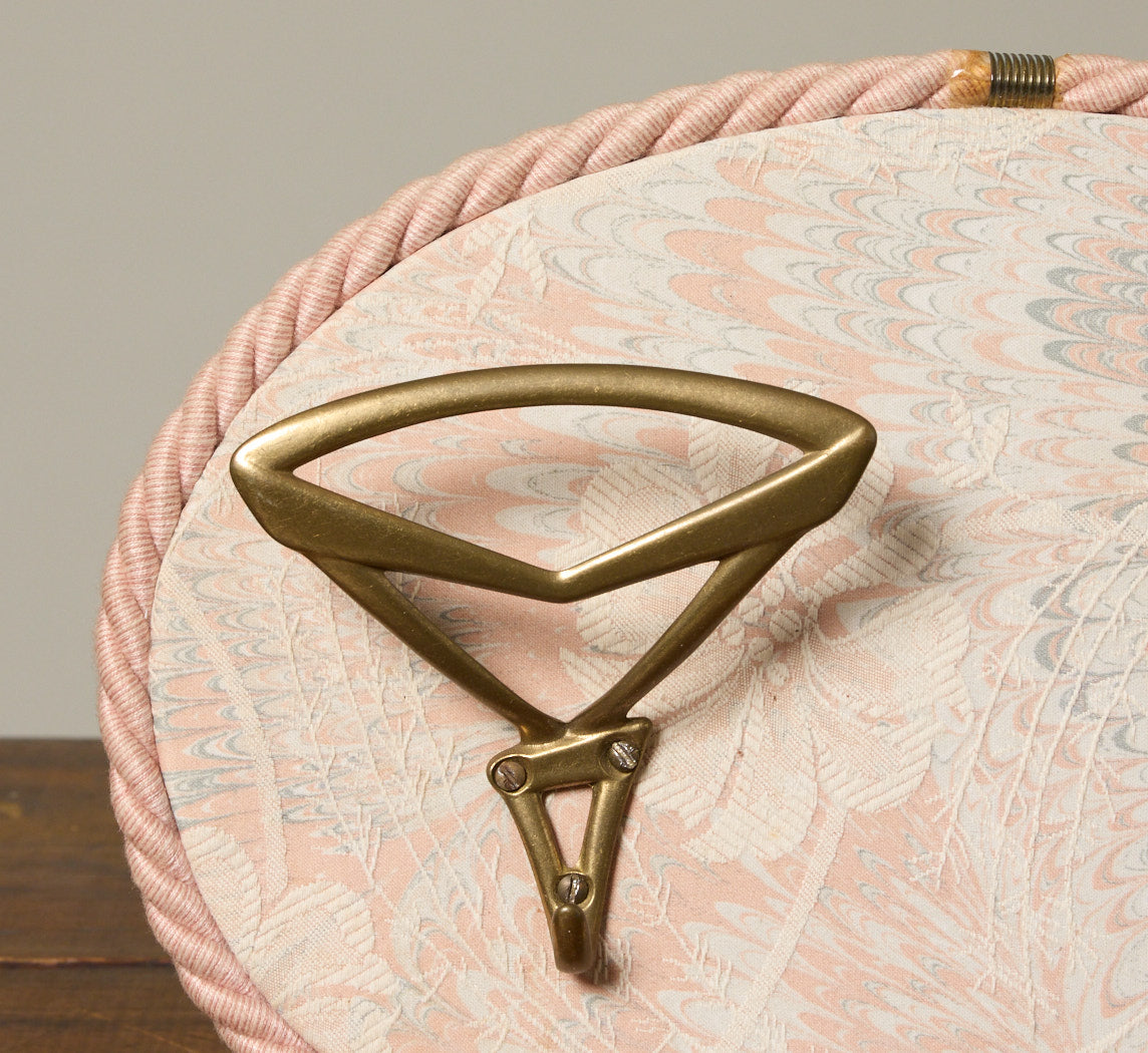 1950S ITALIAN ROUND PASTEL WALL COAT HANGER