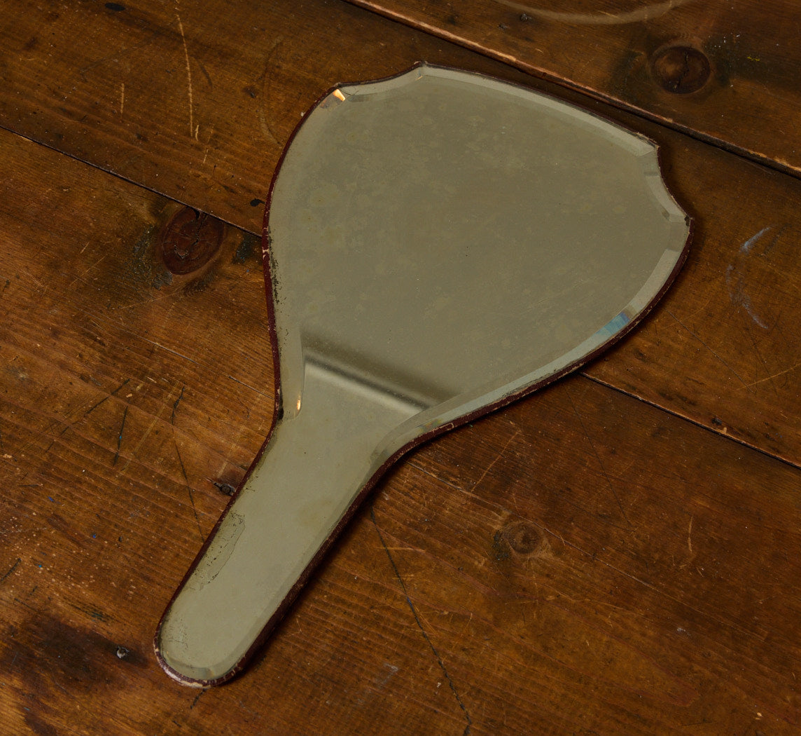 1950S ITALIAN HAND HELD VANITY MIRROR