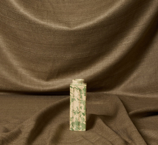 MARBLED STONEWARE VASE IN PRIMAVERA BY POTTERY ROMA