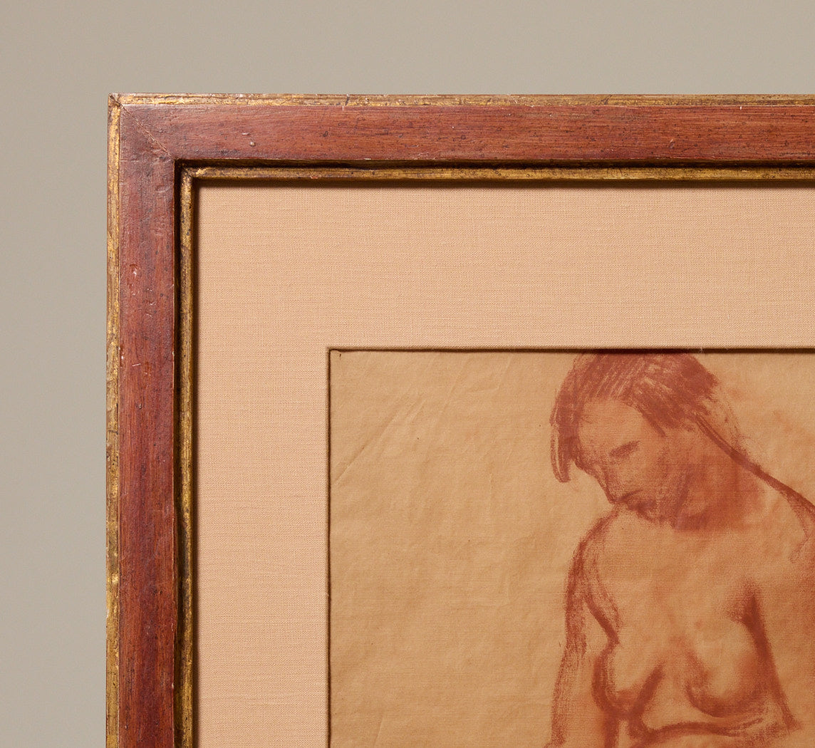 1920S ITALIAN NUDE FIGURE STUDY BY FELICE CARENA (1879-1966)