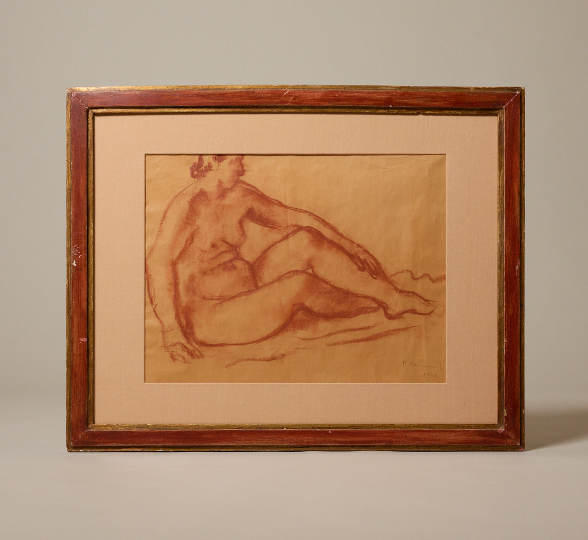 1920S ITALIAN NUDE FIGURE STUDY BY FELICE CARENA (1879-1966) I