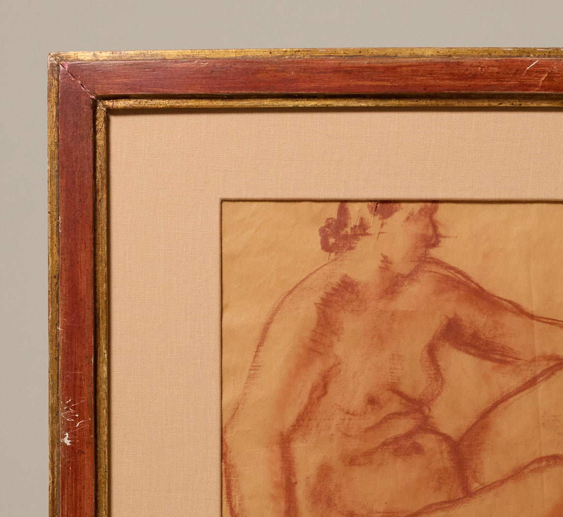 1920S ITALIAN NUDE FIGURE STUDY BY FELICE CARENA (1879-1966) I
