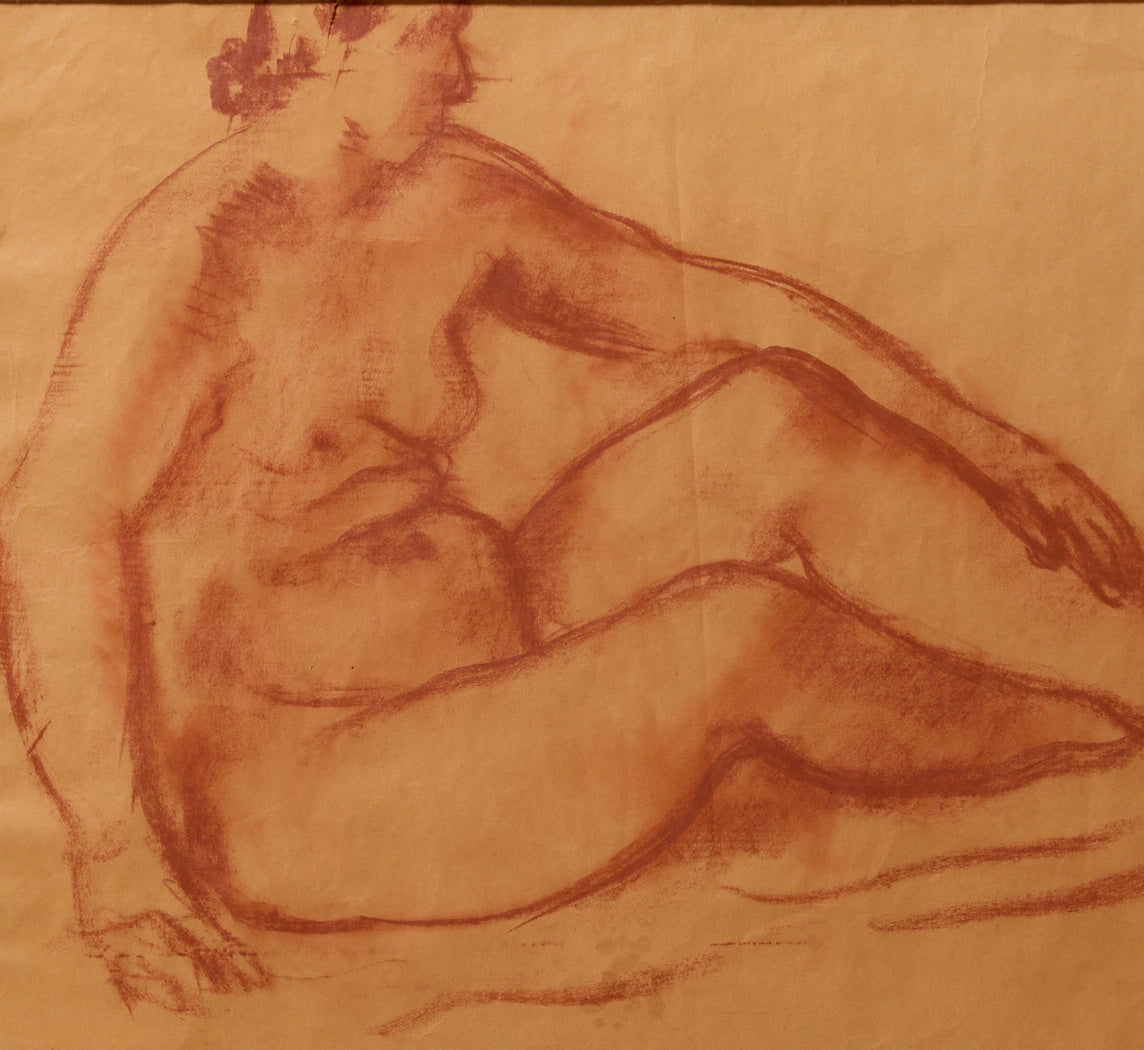 1920S ITALIAN NUDE FIGURE STUDY BY FELICE CARENA (1879-1966) I