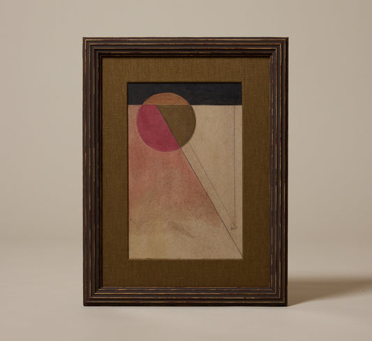1930S AMERICAN ABSTRACT GEOMETRIC COMPOSITION IN GOUACHE