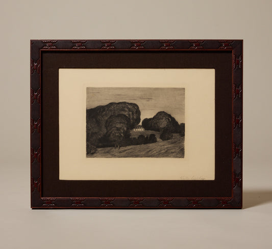 "THE HOUSE" ORIGINAL ETCHING, 1899