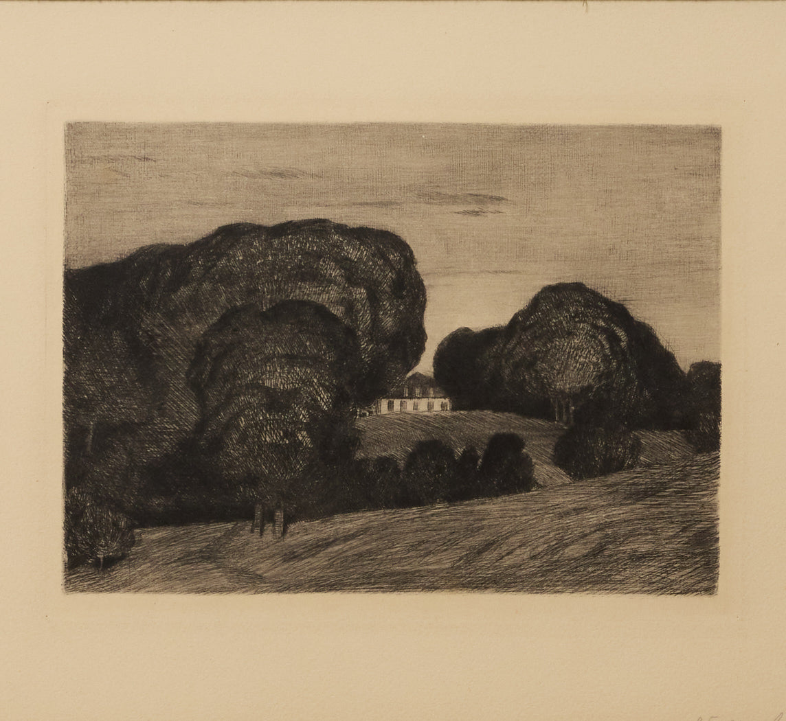 "THE HOUSE" ORIGINAL ETCHING, 1899