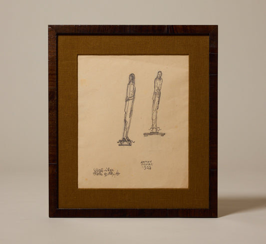 VIENNESE SCULPTURE STUDY BY ANTON HANAK (1875-1934), 1928