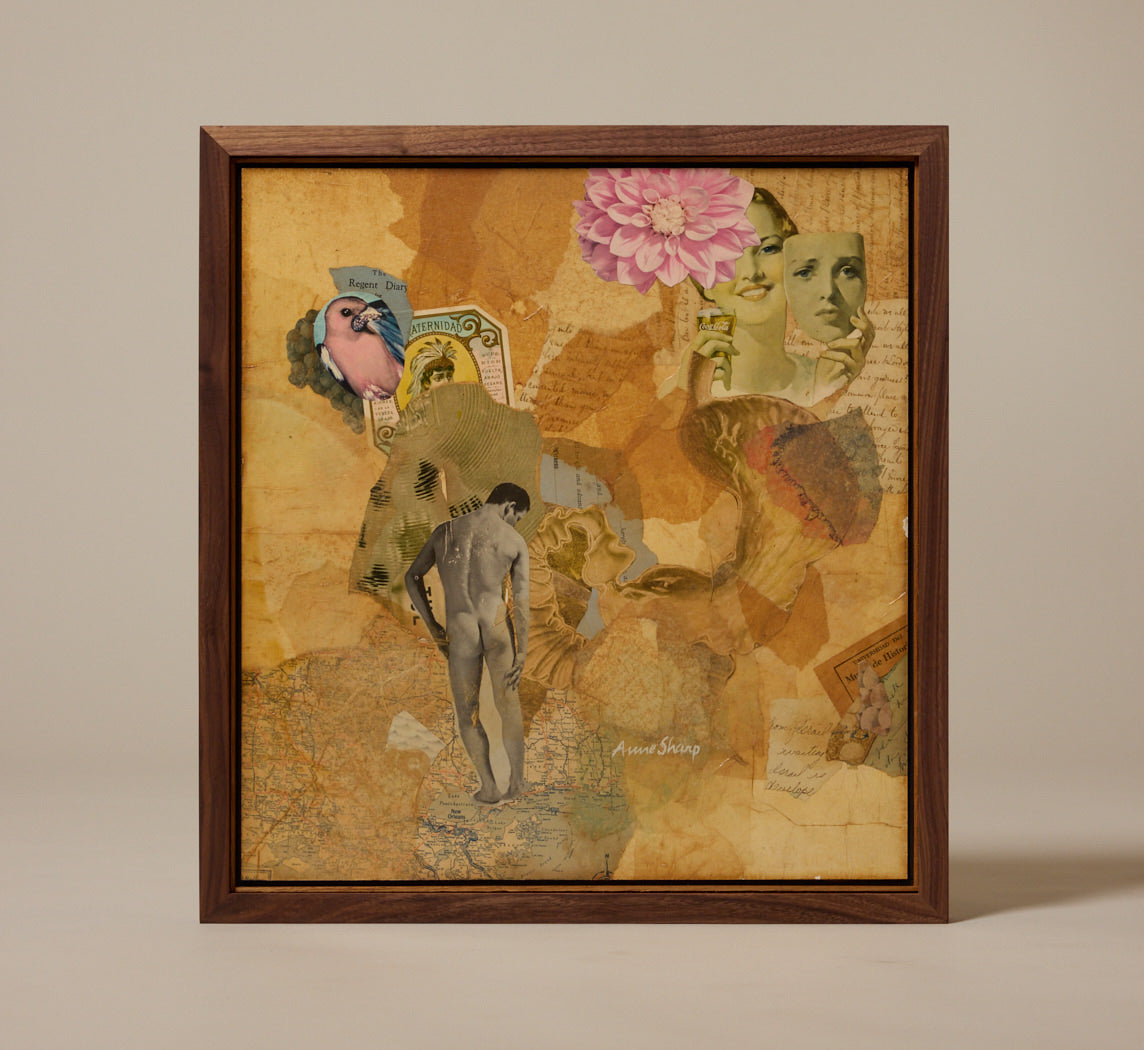 1970S AMERICAN POP ART MIXED MEDIA COLLAGE