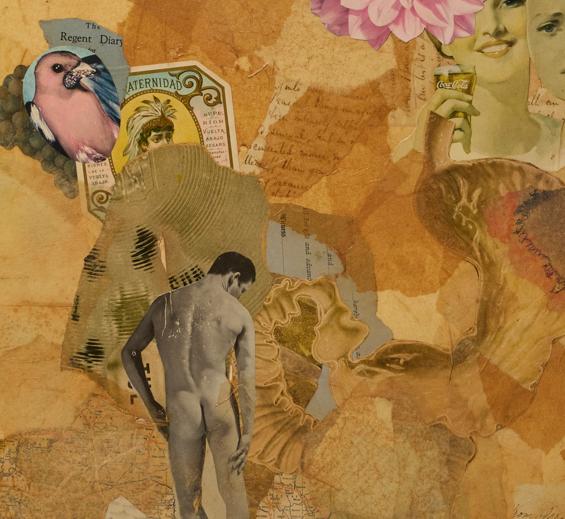 1970S AMERICAN POP ART MIXED MEDIA COLLAGE