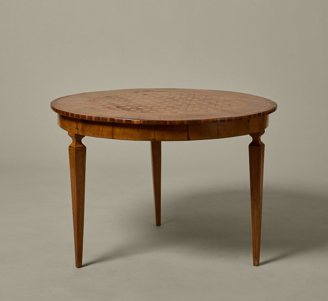 19TH CENTURY ITALIAN PARQUETRY COFFEE TABLE
