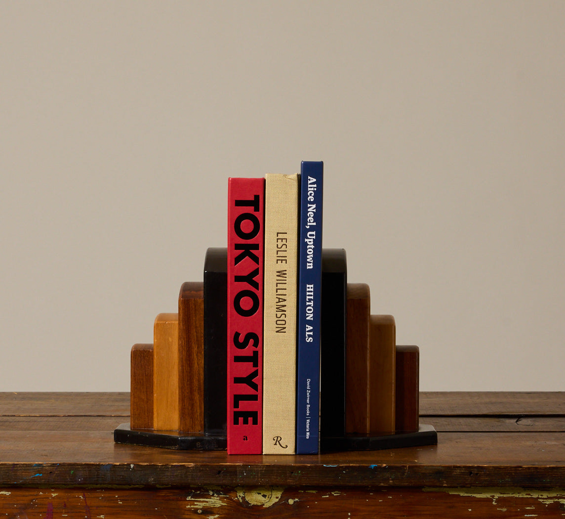DUTCH ART DECO BOOKENDS, CIRCA 1920S