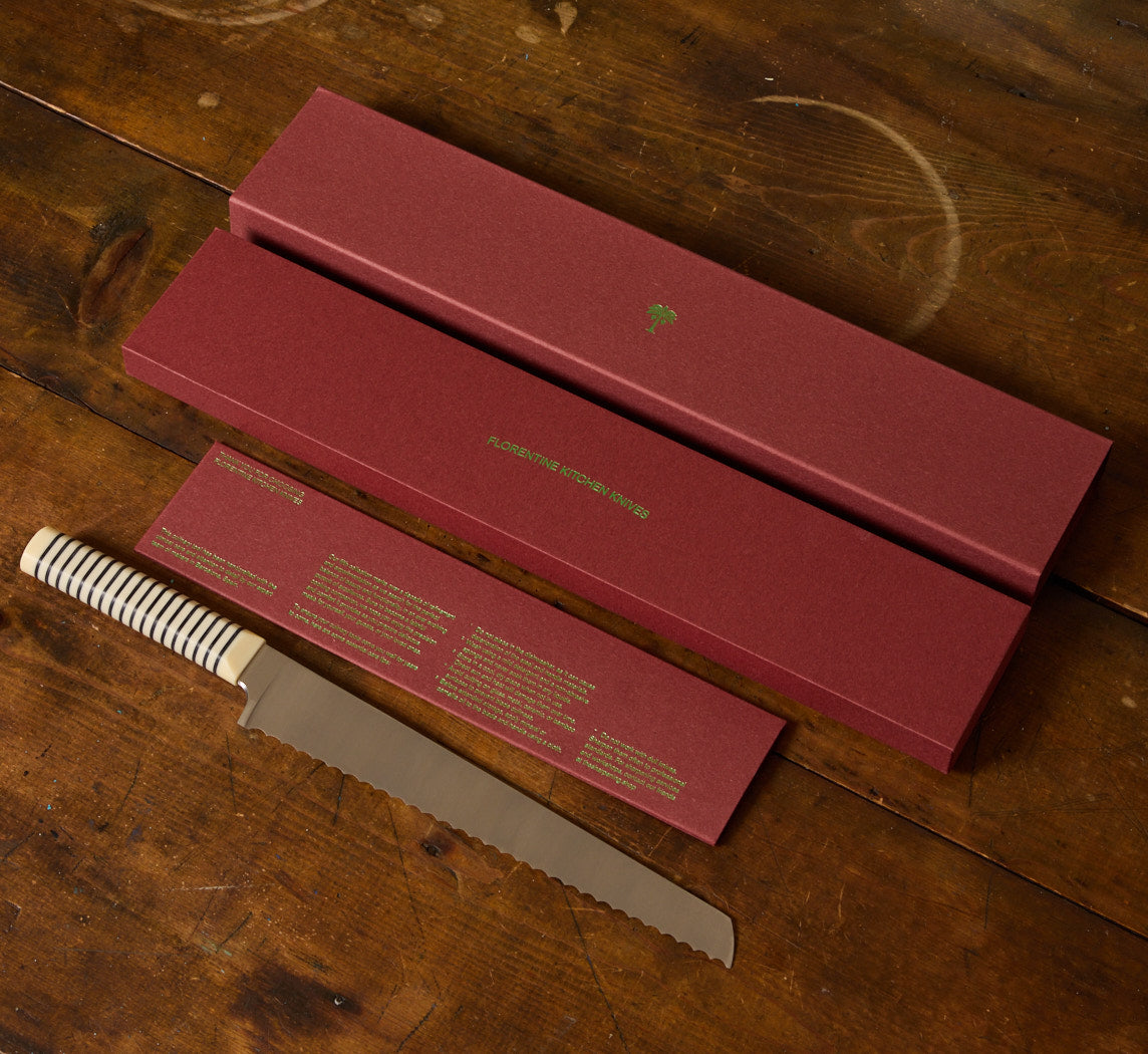 BREAD KNIFE BY FLORENTINE KITCHEN KNIVES