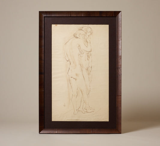 NUDE FIGURE DRAWING BY ROBERT PHILIPPI (1877-1959), C. 1925