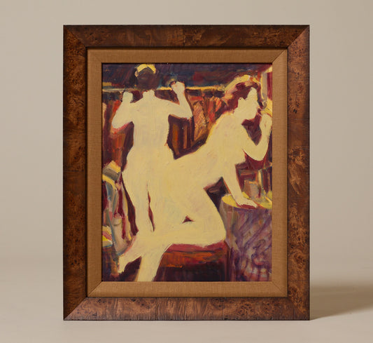 1950S FRENCH EXPRESSIONIST "THE GROOMING OF THE GODDESSES"