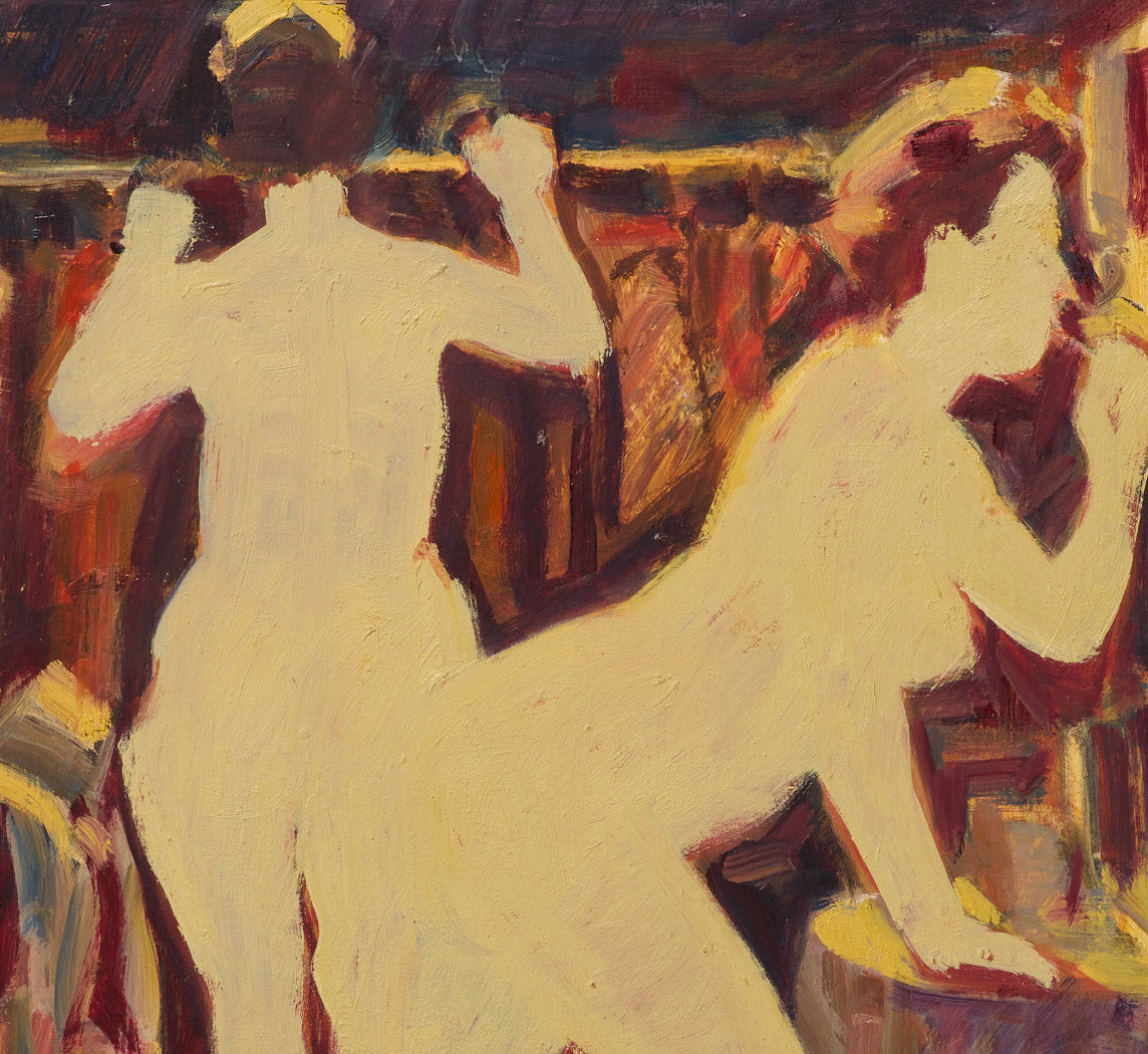 1950S FRENCH EXPRESSIONIST "THE GROOMING OF THE GODDESSES"