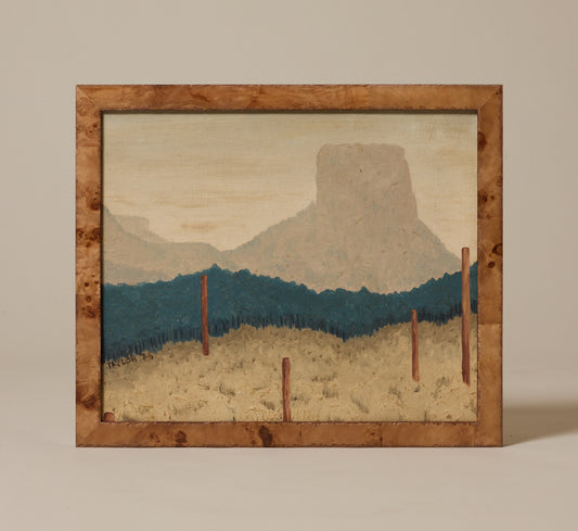 VINTAGE MODERNIST "DEVIL'S TOWER" LANDSCAPE