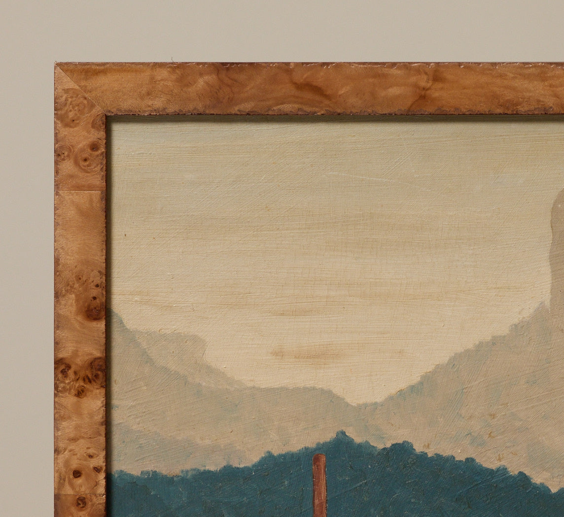 VINTAGE MODERNIST "DEVIL'S TOWER" LANDSCAPE
