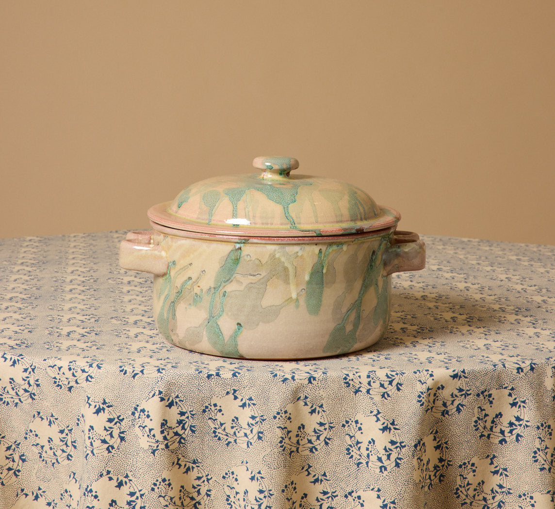 CASSEROLE DISH BY IL BUCO VITA IN ETRUSCA VERDE