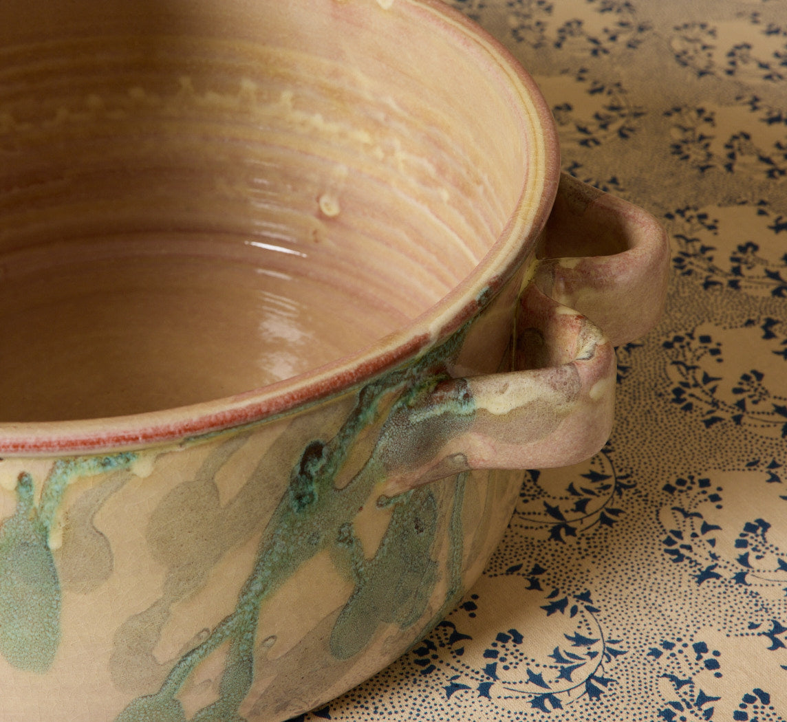 CASSEROLE DISH BY IL BUCO VITA IN ETRUSCA VERDE