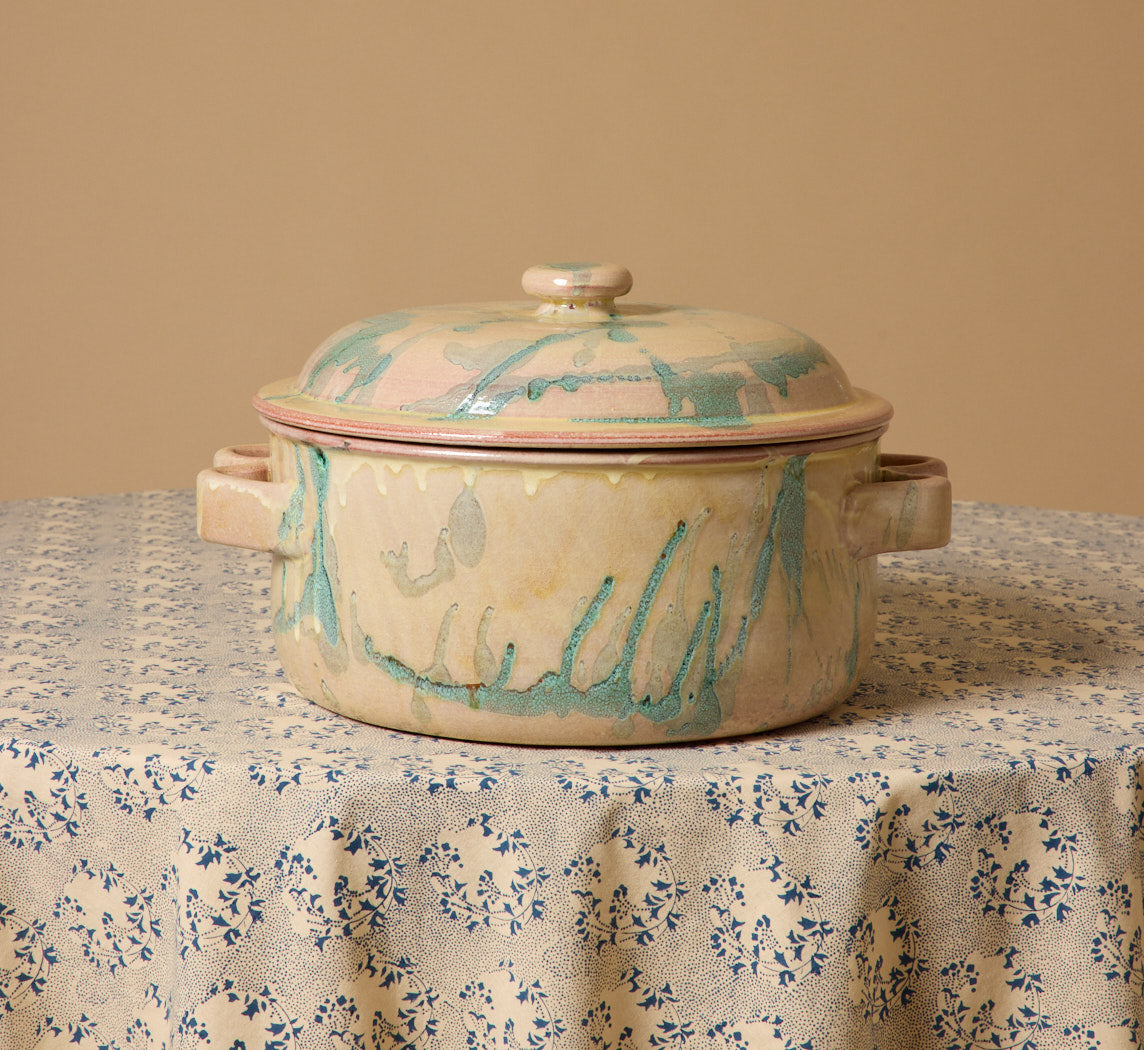 CASSEROLE DISH BY IL BUCO VITA IN ETRUSCA VERDE