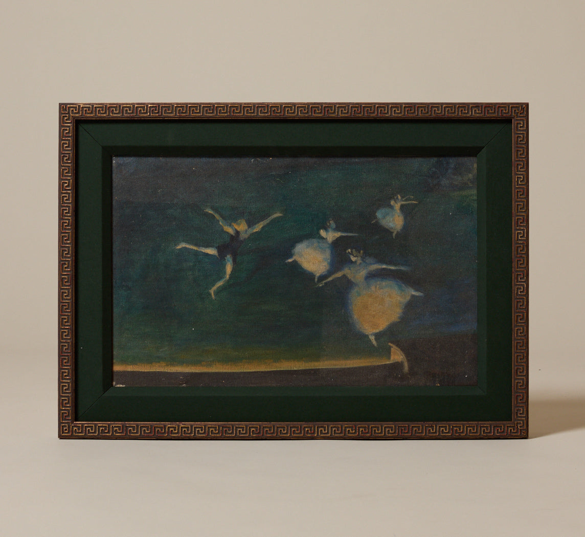 EARLY 20TH CENTURY FRENCH "GRAND JETÉ AU BALLET" ATTR. TO JEAN BERAUD (1849-1935)