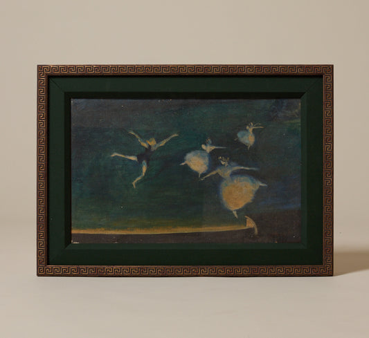 EARLY 20TH CENTURY FRENCH "GRAND JETÉ AU BALLET" ATTR. TO JEAN BERAUD (1849-1935)